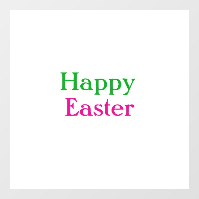 Happy easter boho green pink kids add name title (Sheet)