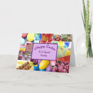 Happy Easter brother Holiday Card
