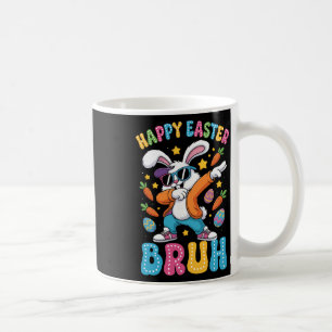 Happy Easter Bruh Bunny Dab Rabbit Dance Boys Kids Coffee Mug