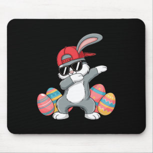 Happy Easter Bruh Bunny Dab Rabbit Dance Boys Kids Mouse Pad
