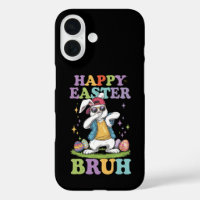 Happy Easter Bruh Funny Dabbing Bunny Rabbit Bro