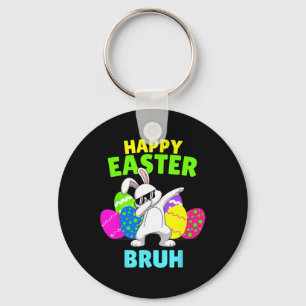 Happy Easter Bruh- Funny Easter Gen Alpha Boy East Key Ring