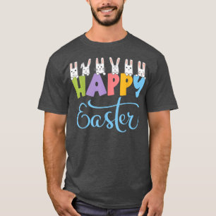 Happy Easter Bunnies Spring Pastels Hunt Eggs Happ T-Shirt