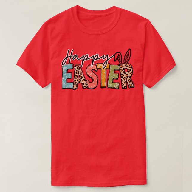 Happy Easter Bunnies  T-Shirt (Design Front)