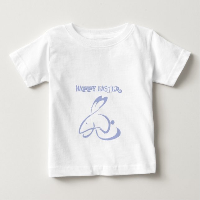 Happy Easter Bunny Baby T-Shirt (Front)