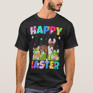 Happy Easter Bunny Bull Terrier Dog Easter Sunday T-Shirt