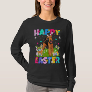 Happy Easter Bunny Cairn Terrier Dog Easter Sunday T-Shirt