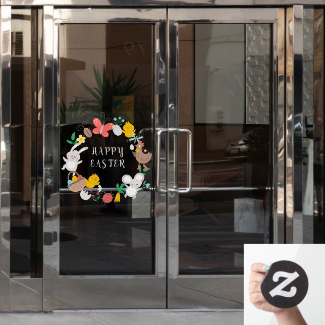 Happy Easter Bunny Chicken Spring Elements  (Office Door)