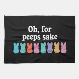 Happy Easter Bunny Christian Religious Carnival Tea Towel