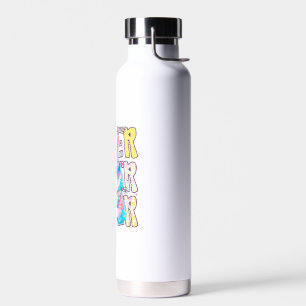 Happy Easter Bunny Coquette Bow Preppy Easter Day  Water Bottle