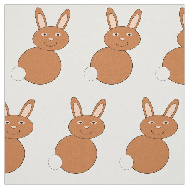 Happy Easter Bunny Craft Fabric (Swatch)