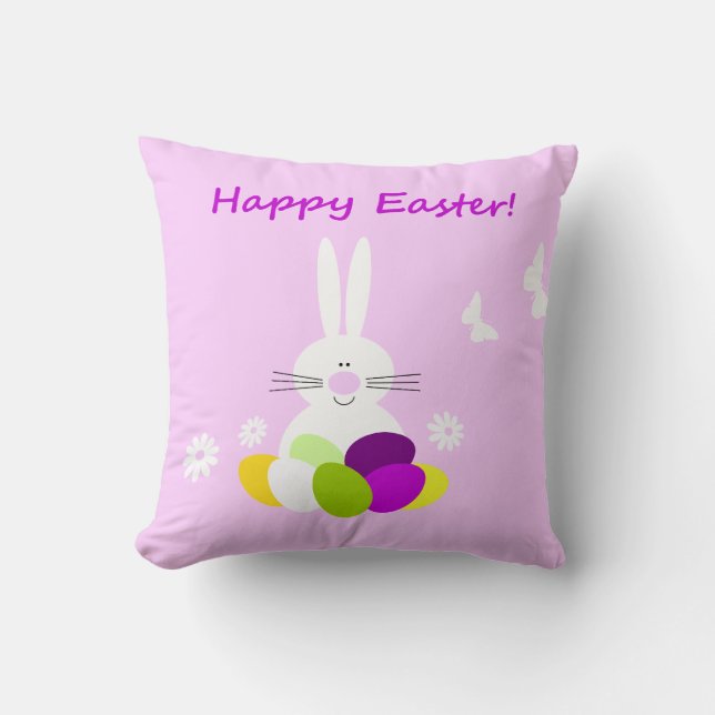 Happy Easter Bunny  Cushion (Front)