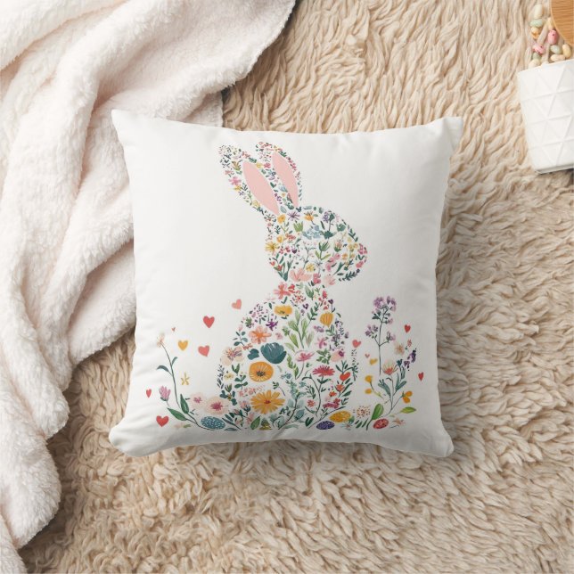 Happy Easter Bunny Cushion (Blanket)