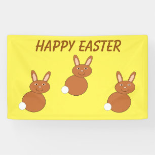 Happy Easter Bunny Custom Banner