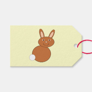 Happy Easter Bunny Custom Gift Tags