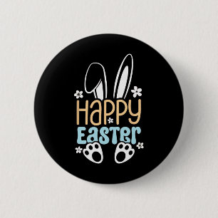 Happy Easter Bunny - Cute Easter Design For Boys G 6 Cm Round Badge