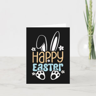 Happy Easter Bunny - Cute Easter Design For Boys G Card