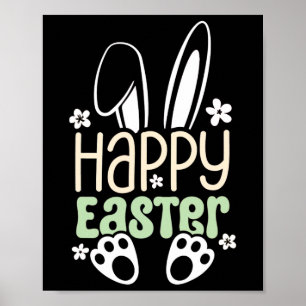 Happy Easter Bunny - Cute Easter Design For Boys G Poster
