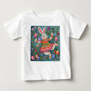 Happy Easter Bunny Dance Baby T-Shirt