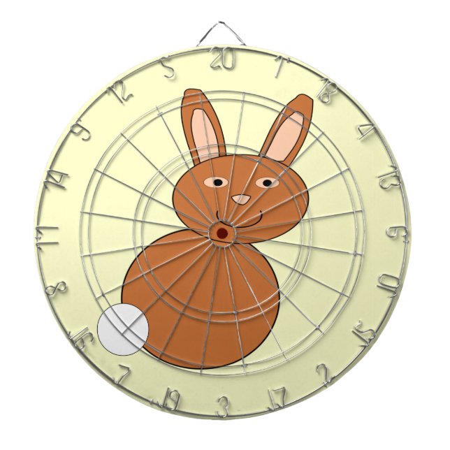 Happy Easter Bunny Dart Board (Front)
