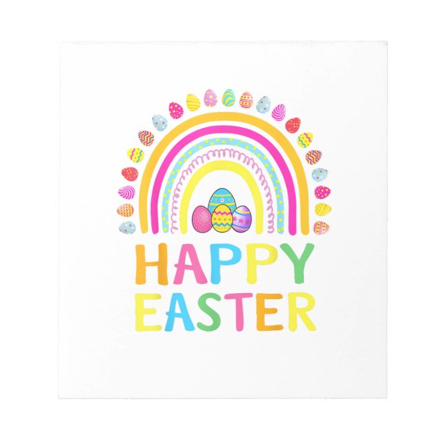 Happy Easter Bunny Easter Egg Hunt Easter Women Gi Notepad (Front)