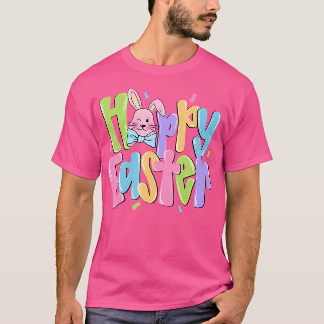 Happy Easter Bunny Easter Egg Hunt Squad Easter Wo T-Shirt (Front)
