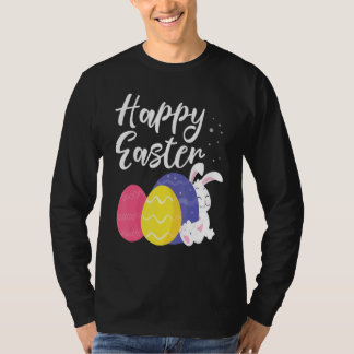 Happy Easter Bunny Egg Basket 1 T-Shirt