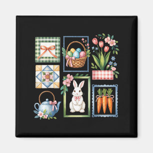 Happy easter bunny egg for kids boy girl womenHapp Magnet