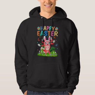 Happy Easter Bunny Egg Funny Axolotl Easter Sunday Hoodie
