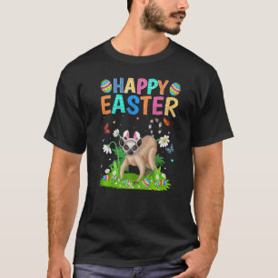 Happy Easter Bunny Egg Funny Lemur Easter Sunday  T-Shirt