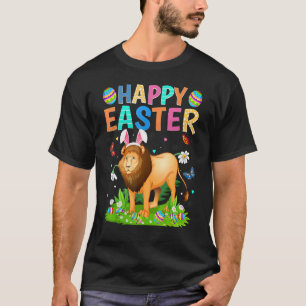 Happy Easter Bunny Egg Funny Mountain Lion Easter T-Shirt