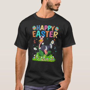 Happy Easter Bunny Egg Funny Ostrich Bird Easter S T-Shirt