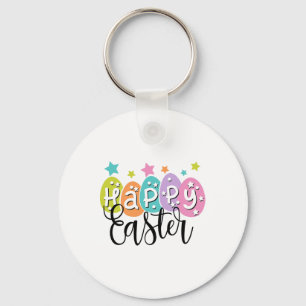 Happy Easter Bunny Egg Hunt Easter Day Shirt Famil Key Ring