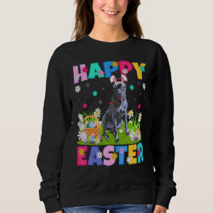 Happy Easter Bunny English Bulldog Easter Sunday Sweatshirt