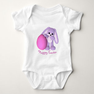 Happy Easter Bunny Giant Egg Baby Bodysuit