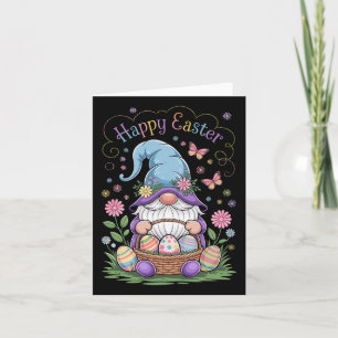 Happy Easter Bunny Gnome Hug Easter Eggs Gnome Lov Card