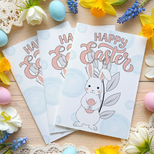 Happy Easter Bunny Greeting Card