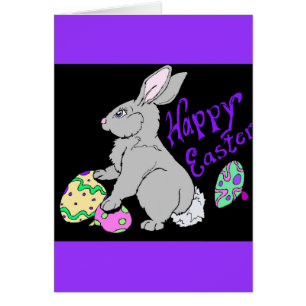 Happy Easter Bunny Greeting Card