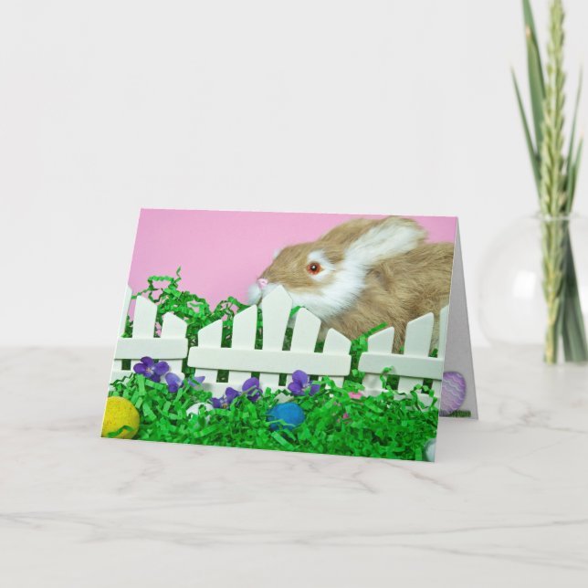 Happy Easter Bunny Holiday Card (Front)