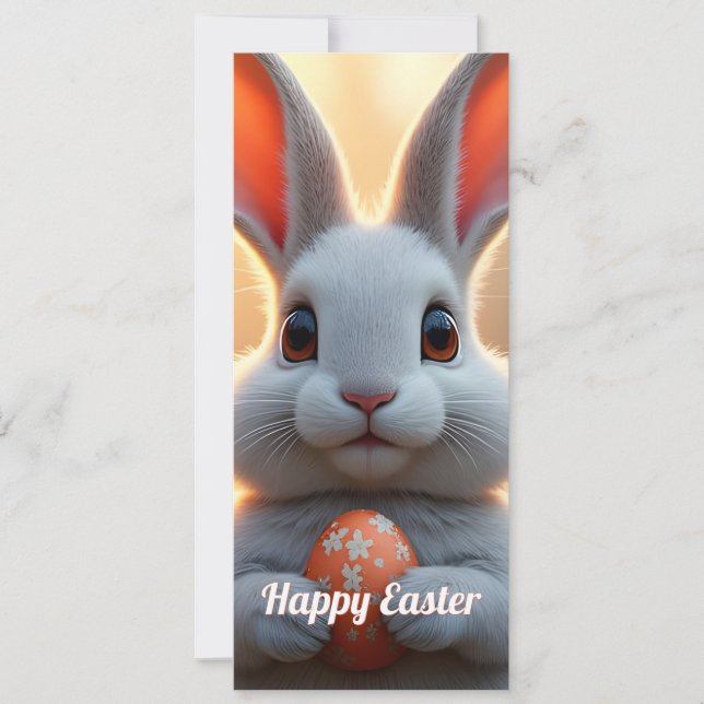 Happy Easter Bunny in the Magic of Spring (Front)