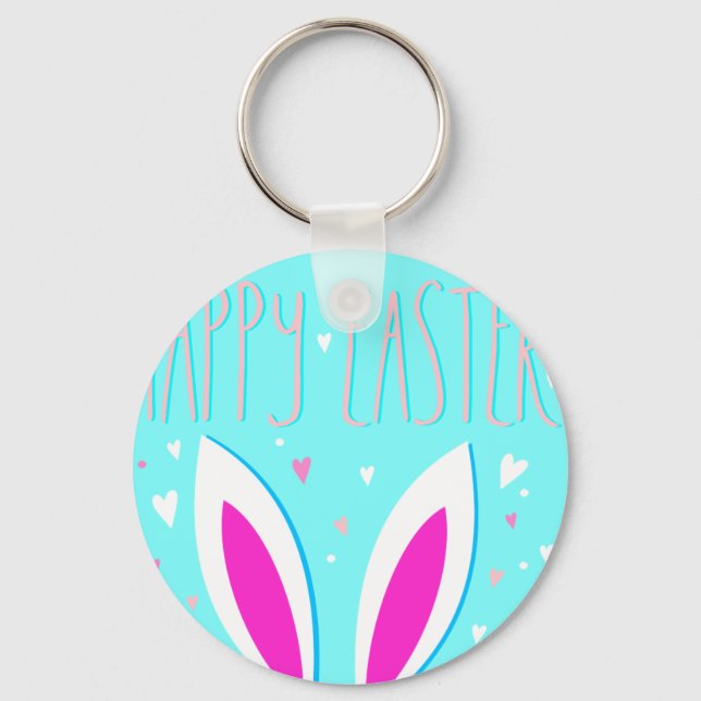 happy easter bunny key ring (Front)