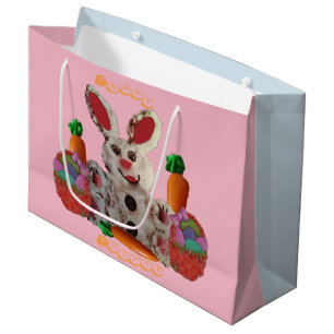 Happy Easter Bunny Large Gift Bag