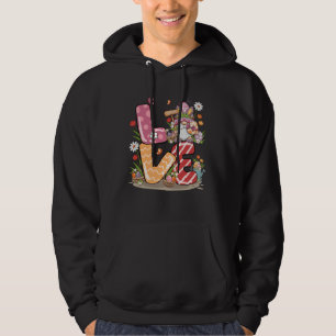 Happy Easter Bunny LOVE Gnome  Easter Egg Hunting  Hoodie
