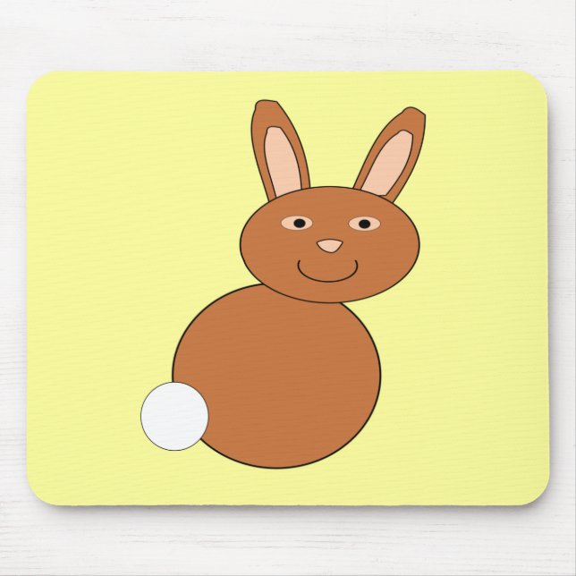 Happy Easter Bunny Mousepad (Front)