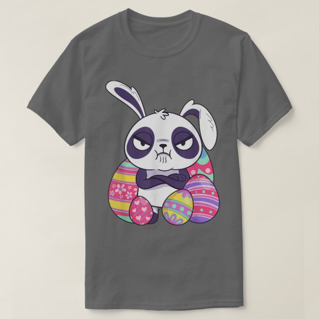 Happy Easter Bunny Panda  T-Shirt (Design Front)