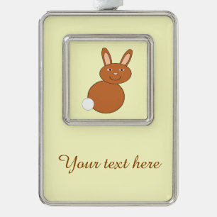 Happy Easter Bunny Personalised Ornament