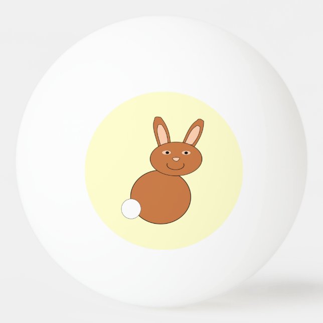 Happy Easter Bunny Ping Pong Ball (Front)