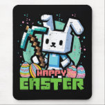 Happy Easter Bunny Pixel Game  Mouse Pad<br><div class="desc">Happy Easter Bunny Pixel Game</div>