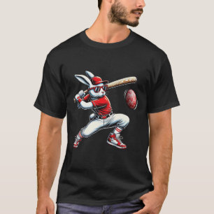 Happy Easter Bunny Playing Sell Easter Sport Kids  T-Shirt
