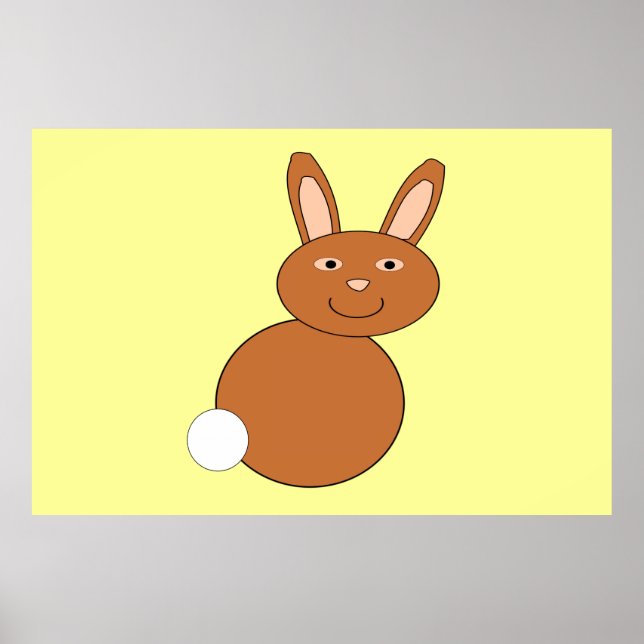 Happy Easter Bunny Poster (Front)